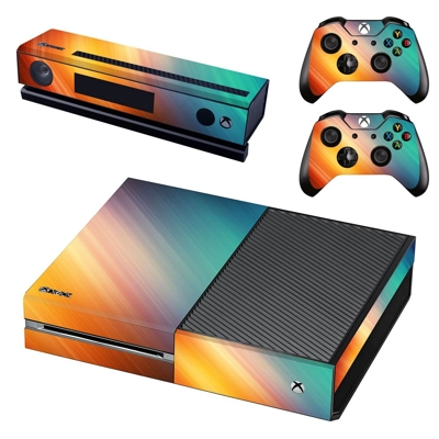 Blurry colors decal skin for Xbox one Console and 2 Controllers