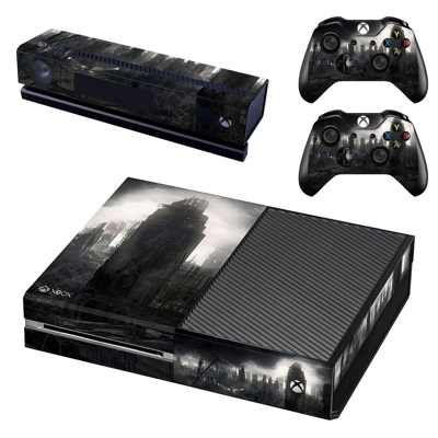 Destruction city decal skin for Xbox one Console and 2 Con.. Destruction city decal skin for Xbox one Console and 2 Con..