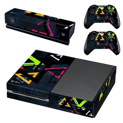 Colorful Traingle art decal skin for Xbox one Console and .. Colorful Traingle art decal skin for Xbox one Console and ..