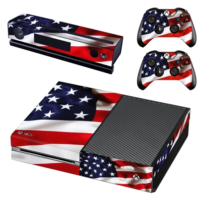 USA Flag decal skin for Xbox one Console and 2 Controllers