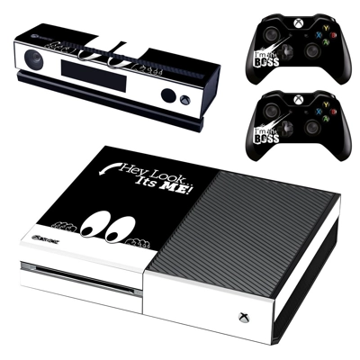 Cartoon eye decal skin for Xbox one Console and 2 Controllers