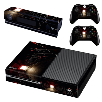 Dark steel path decal skin for Xbox one Console and 2 Controllers