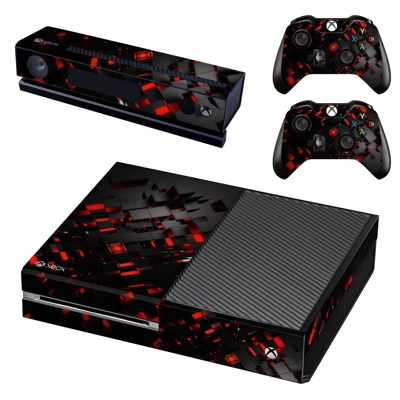 Technology walpaper decal skin for Xbox one Console and 2 Controllers