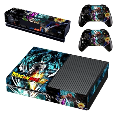 Dragon ball super decal skin for Xbox one Console and 2 Controllers