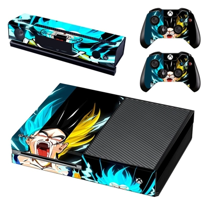 Dragon ball super decal skin for Xbox one Console and 2 Controllers