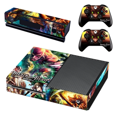 Attack on titan decal skin for Xbox one Console and 2 Controllers
