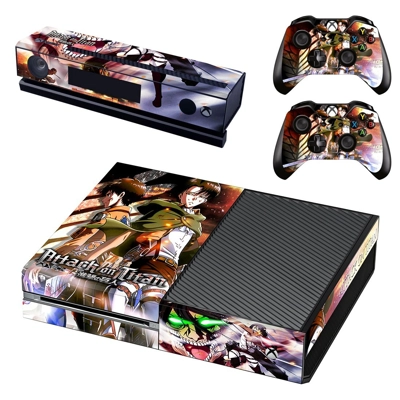 Attack on titan decal skin for Xbox one Console and 2 Cont.. Attack on titan decal skin for Xbox one Console and 2 Cont..
