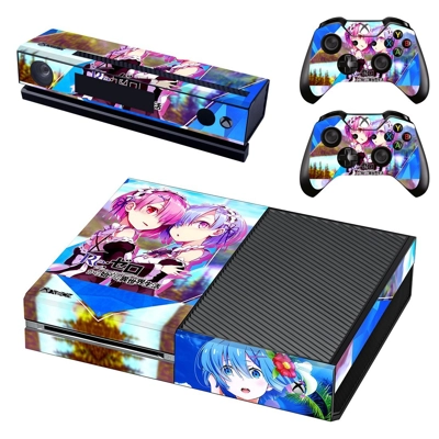 Re zero decal skin for Xbox one Console and 2 Controllers Re zero decal skin for Xbox one Console and 2 Controllers
