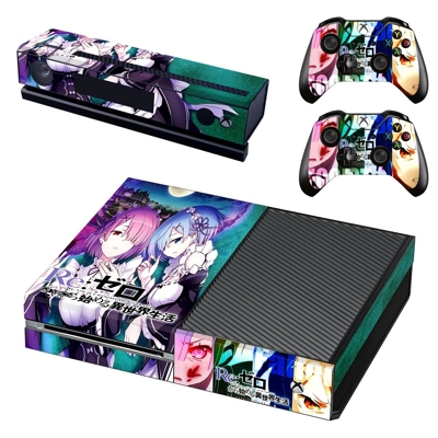 Re zero decal skin for Xbox one Console and 2 Controllers Re zero decal skin for Xbox one Console and 2 Controllers