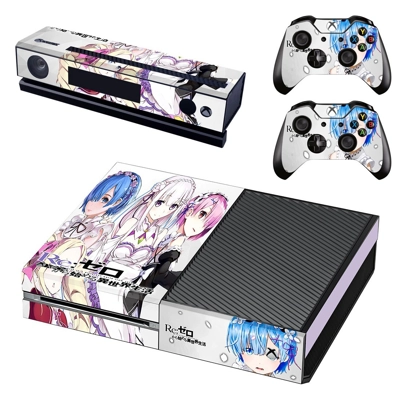 Re zero decal skin for Xbox one Console and 2 Controllers Re zero decal skin for Xbox one Console and 2 Controllers