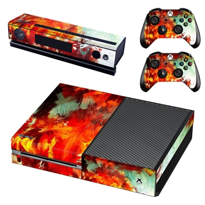 Painted plant decal skin for Xbox one Console and 2 Contro.. Painted plant decal skin for Xbox one Console and 2 Contro..