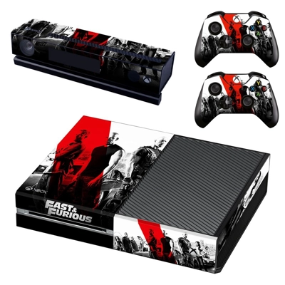Fast & Furious decal skin for Xbox one Console and 2 Contr.. Fast & Furious decal skin for Xbox one Console and 2 Contr..