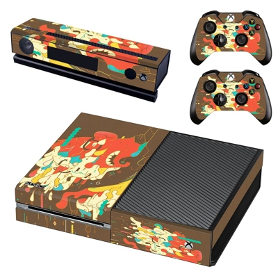 Colorful Clipart decal skin for Xbox one Console and 2 Con.. Colorful Clipart decal skin for Xbox one Console and 2 Con..