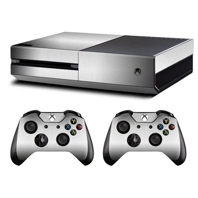 Silver classic decal skin for Xbox one Console and 2 Contr.. Silver classic decal skin for Xbox one Console and 2 Contr..