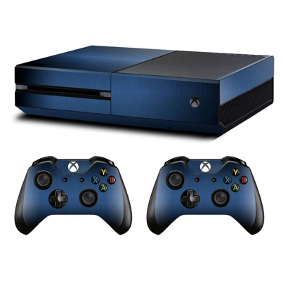 Purple classic decal skin for Xbox one Console and 2 Controllers