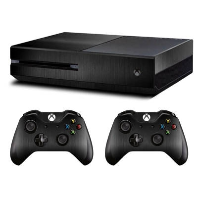 Black classic decal skin for Xbox one Console and 2 Contro.. Black classic decal skin for Xbox one Console and 2 Contro..