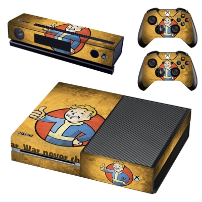 Vault boy decal skin for Xbox one Console and 2 Controllers Vault boy decal skin for Xbox one Console and 2 Controllers