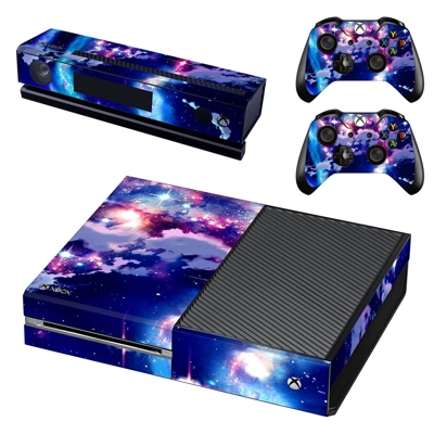 Bright sky cloud decal skin for Xbox one Console and 2 Controllers