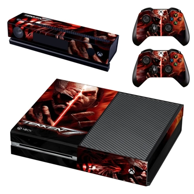 Tekken 7 decal skin for Xbox one Console and 2 Controllers Tekken 7 decal skin for Xbox one Console and 2 Controllers