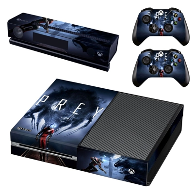 Prey decal skin for Xbox one Console and 2 Controllers Prey decal skin for Xbox one Console and 2 Controllers