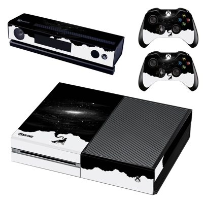 Black galaxy decal skin for Xbox one Console and 2 Control.. Black galaxy decal skin for Xbox one Console and 2 Control..