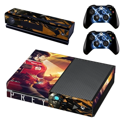 Prey decal skin for Xbox one Console and 2 Controllers Prey decal skin for Xbox one Console and 2 Controllers