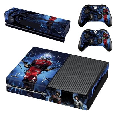 Prey decal skin for Xbox one Console and 2 Controllers Prey decal skin for Xbox one Console and 2 Controllers