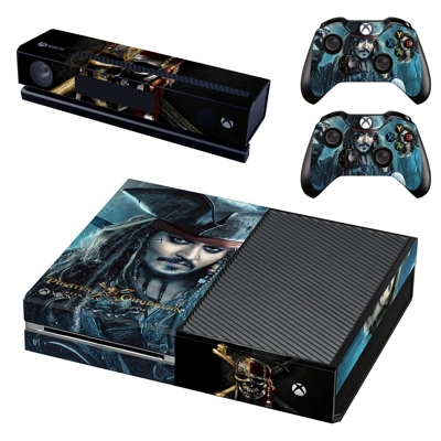 Pirates of the caribean decal skin for Xbox one Console and 2 Controllers