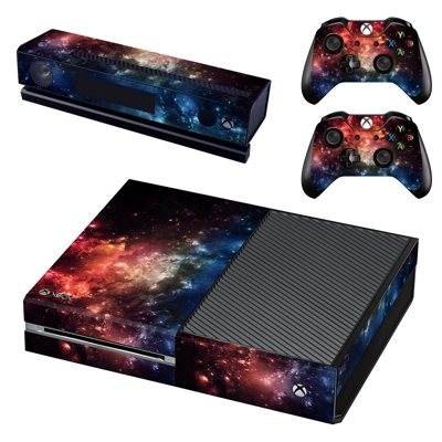 Space scene decal skin for Xbox one Console and 2 Controllers