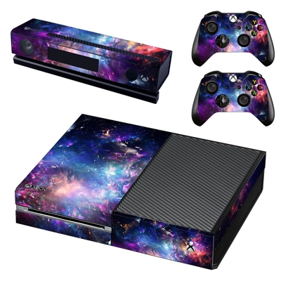 Space scene decal skin for Xbox one Console and 2 Controllers