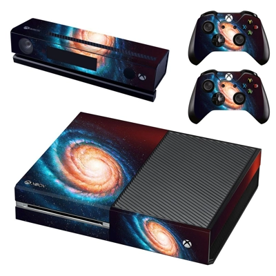 Galaxy scene decal skin for Xbox one Console and 2 Control.. Galaxy scene decal skin for Xbox one Console and 2 Control..