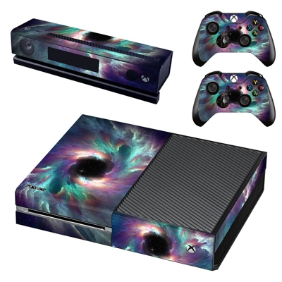 Galaxy scene decal skin for Xbox one Console and 2 Control.. Galaxy scene decal skin for Xbox one Console and 2 Control..