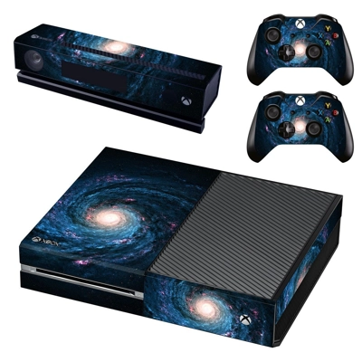 Galaxy scene decal skin for Xbox one Console and 2 Control.. Galaxy scene decal skin for Xbox one Console and 2 Control..