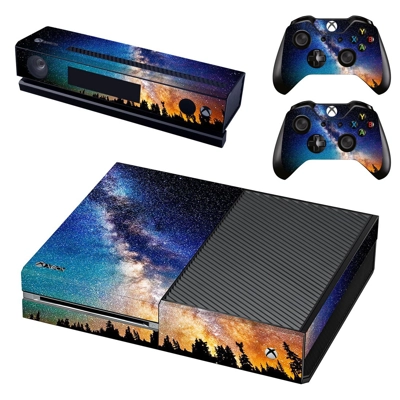 Starry sky decal skin for Xbox one Console and 2 Controllers Starry sky decal skin for Xbox one Console and 2 Controllers