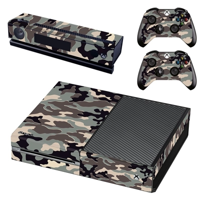 Military camouflage decal skin for Xbox one Console and 2 .. Military camouflage decal skin for Xbox one Console and 2 ..