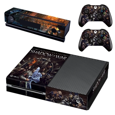 Shadow of war decal skin for Xbox one Console and 2 Contro.. Shadow of war decal skin for Xbox one Console and 2 Contro..