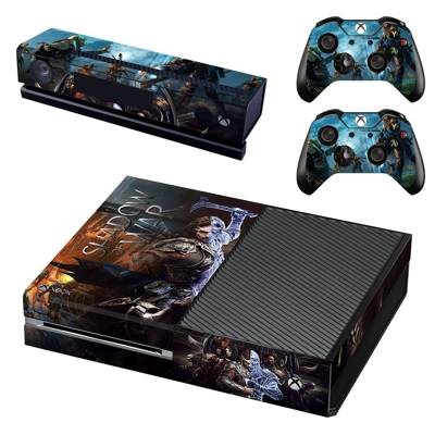 Shadow of war decal skin for Xbox one Console and 2 Controllers