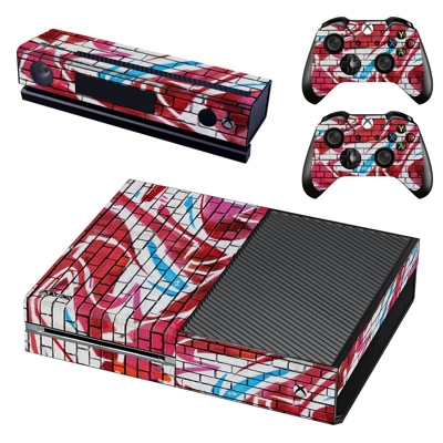Street art decal skin for Xbox one Console and 2 Controllers Street art decal skin for Xbox one Console and 2 Controllers