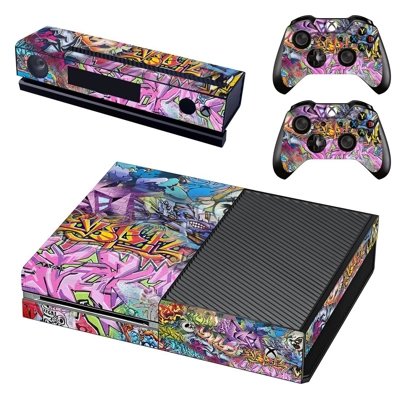 Graffiti decal skin for Xbox one Console and 2 Controllers Graffiti decal skin for Xbox one Console and 2 Controllers