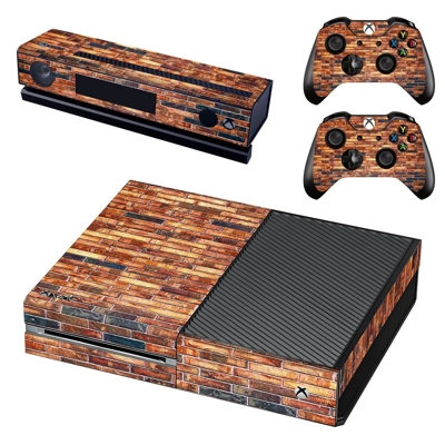 Rusted  Brick wall decal skin for Xbox one Console and 2 Controllers