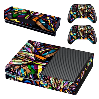 Colorful anime decal skin for Xbox one Console and 2 Contr.. Colorful anime decal skin for Xbox one Console and 2 Contr..