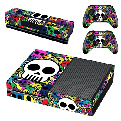 Skulls decal skin for Xbox one Console and 2 Controllers Skulls decal skin for Xbox one Console and 2 Controllers