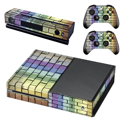 Colored brick wall decal skin for Xbox one Console and 2 C.. Colored brick wall decal skin for Xbox one Console and 2 C..