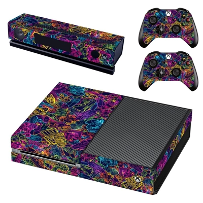 Colourful retro robots decal skin for Xbox one Console and.. Colourful retro robots decal skin for Xbox one Console and..