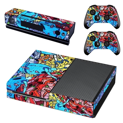 Prizma robot  graffiti decal skin for Xbox one Console and 2 Controllers