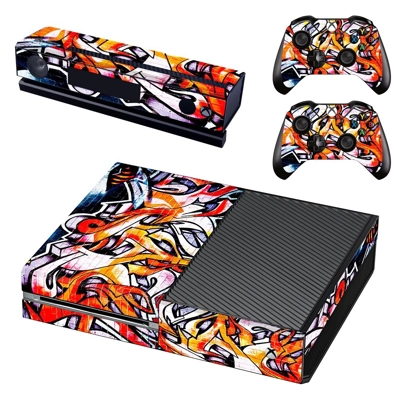 Graffiti decal skin for Xbox one Console and 2 Controllers Graffiti decal skin for Xbox one Console and 2 Controllers