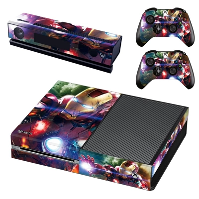 Marvel Iron Man decal skin for Xbox one Console and 2 Controllers