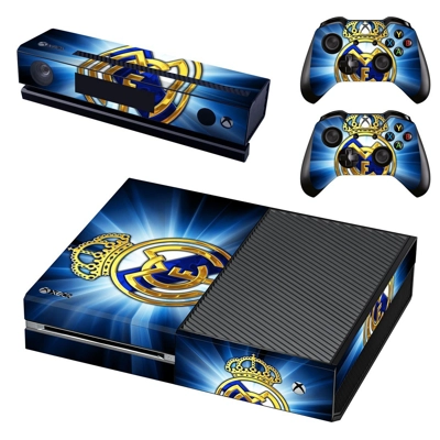 Real Madrid decal skin for Xbox one Console and 2 Controll.. Real Madrid decal skin for Xbox one Console and 2 Controll..
