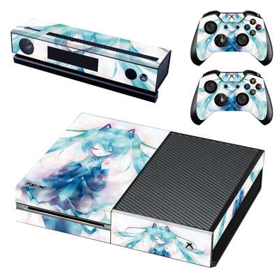 Manga Anime Print decal skin for Xbox one Console and 2 Co.. Manga Anime Print decal skin for Xbox one Console and 2 Co..