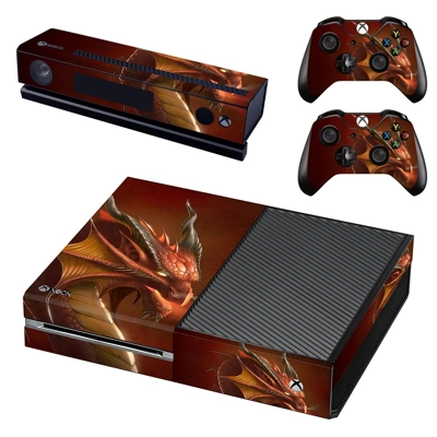 Dragon decal skin for Xbox one Console and 2 Controllers Dragon decal skin for Xbox one Console and 2 Controllers